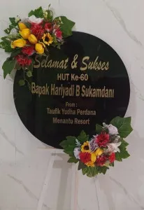Papan Akrilik Ucapan Ulang Tahun Dumai